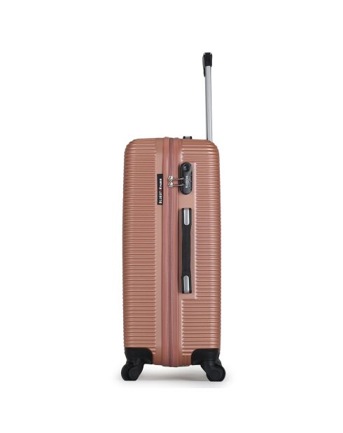 London-Reisekoffer mit 4 Rädern, 70 cm, roségold