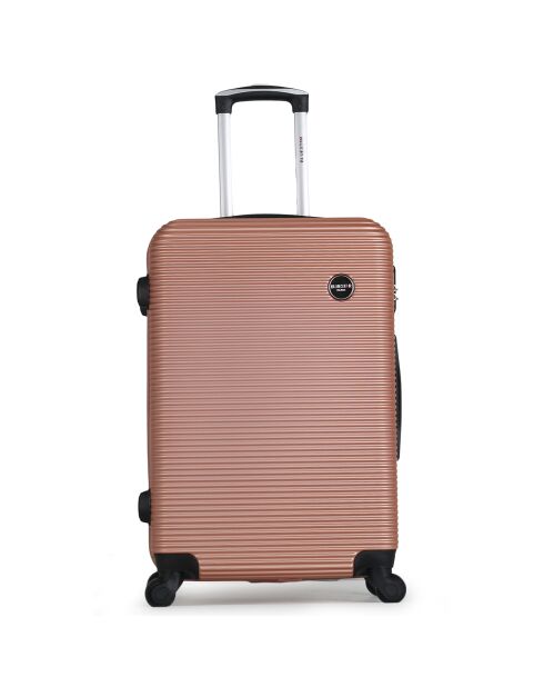 London Mittelgroßer Reisekoffer mit 4 Rädern, 60 cm, roségold