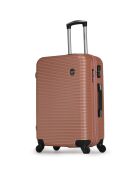 London Mittelgroßer Reisekoffer mit 4 Rädern, 60 cm, roségold