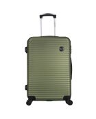 London Mittelgroßer Reisekoffer mit 4 Rädern, 60 cm, khakigrün
