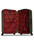 Valise Long Séjour 4 roues London 70 cm vert kaki