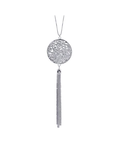 Zilveren ketting Natura