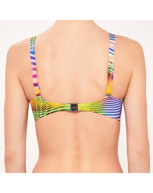 Top de baño Corbeille con conchas amarillas