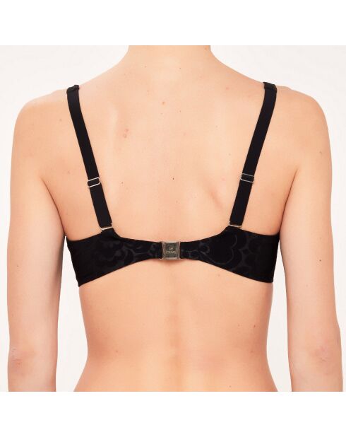 Weicher Badeanzug mit Rahmen D bis G, Körbchen schwarz