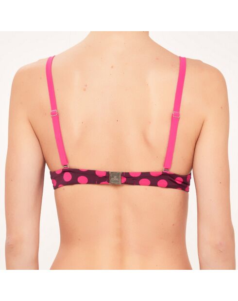 Corbeille Bikinioberteil mit rubinroten Muscheln