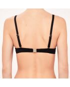 Haut de maillot de bain Corbeille à coques noir