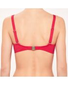 Haut de maillot de bain Corbeille à coques bonnets D à G  rouge