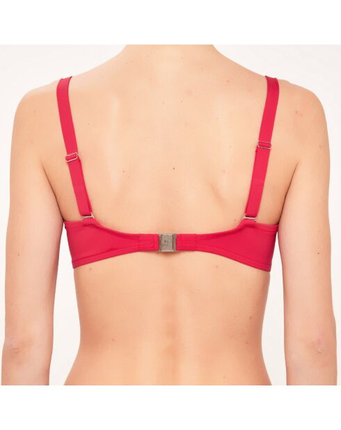Haut de maillot de bain Corbeille à coques bonnets D à G  rouge