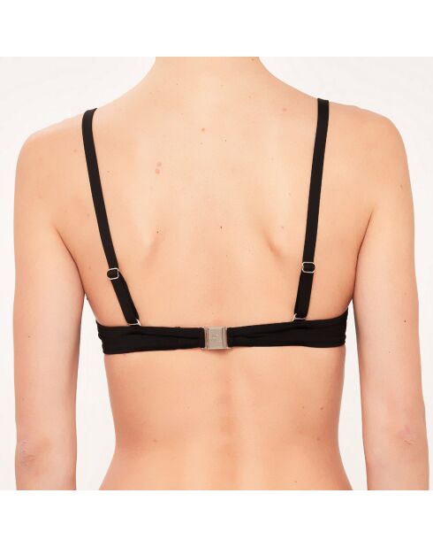 Badeanzugtop Corbeille mit schwarzen Muscheln