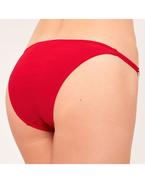 Slip bikini Swarovski® Carmine Jewel a vita bassa