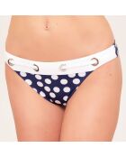Bas de maillot de bain Slip taille basse bleu