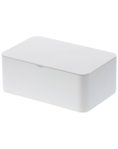 Witte tissuedoos - 12x19x7,5 cm