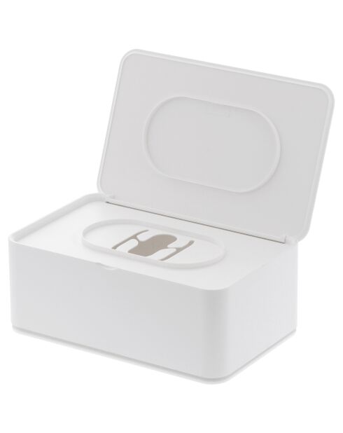 Scatola in tessuto bianco - 12x19x7,5 cm