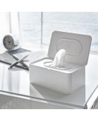 Scatola in tessuto bianco - 12x19x7,5 cm