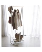Porte-manteaux Tour blanc - 47x52x140 cm