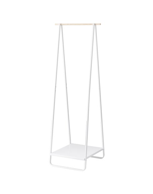 Porte-manteaux Tour blanc - 47x52x140 cm