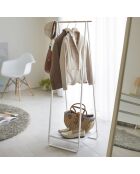 Porte-manteaux Tour blanc - 47x52x140 cm