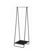 Porte-manteaux noir - 47x52x140 cm