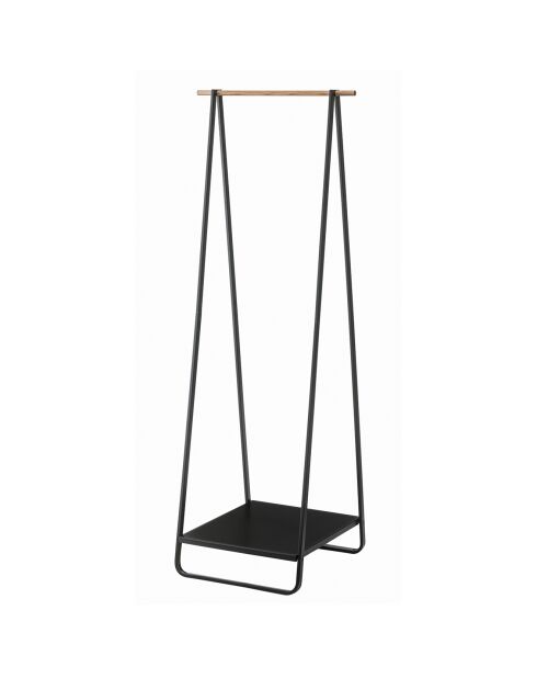 Porte-manteaux noir - 47x52x140 cm