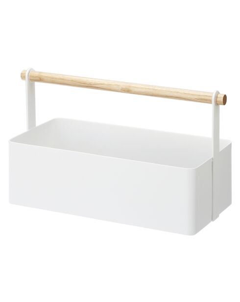 Boîte de rangement blanche - 13x29x16 cm