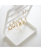 Porte-bijoux blanc - 10.3x15.2x19.7 cm