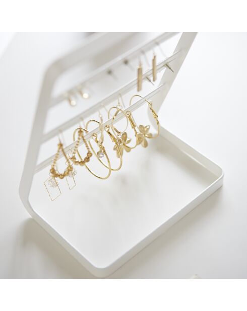 Porte-bijoux blanc - 10.3x15.2x19.7 cm