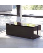 Scatola organizer per cavi web marrone - 15,5x40x14,5 cm