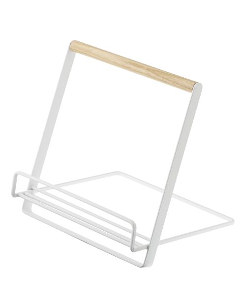 Support de livres Tosca blanc - 18.5x19.5x20 cm