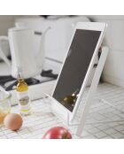 Support de livres Tosca blanc - 18.5x19.5x20 cm