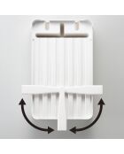Escurridor blanco novedoso - 24x38x13 cm