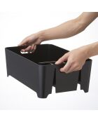 Escurridor negro novedoso - 24x38x13 cm