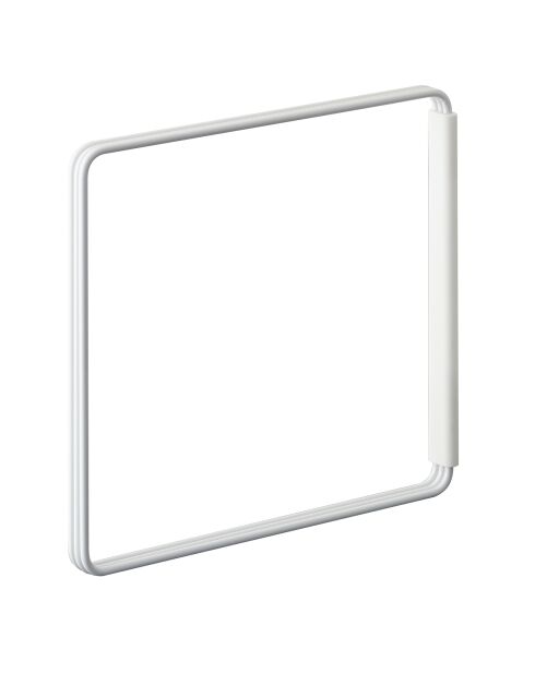 Porte-torchons pliable Tour blanc - 2.2-54.5x27.5-53.5x25 cm