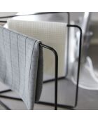 Porte-torchon pliable Tour noir - 2.2-54.5x27.5-53.5x25 cm