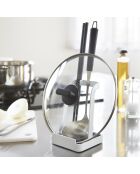 Rangement pour ustensiles de cuisine blanc - 10x10x15 cm