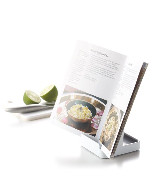 Rangement pour ustensiles de cuisine blanc - 10x10x15 cm