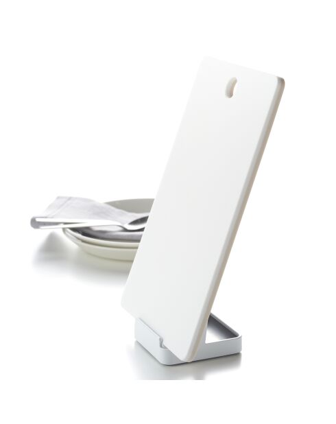 Rangement pour ustensiles de cuisine blanc - 10x10x15 cm