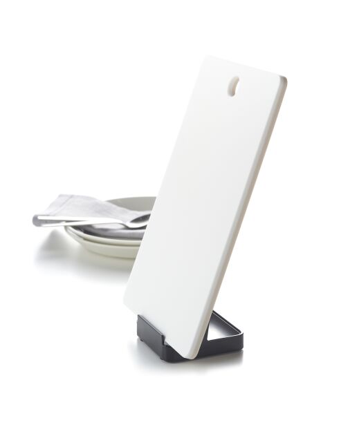 Portautensili da cucina nero - 10x10x15 cm