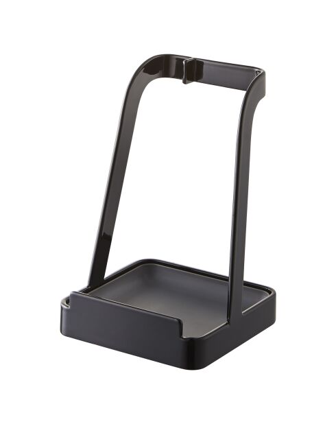 Portautensili da cucina nero - 10x10x15 cm