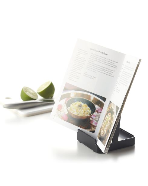 Portautensili da cucina nero - 10x10x15 cm