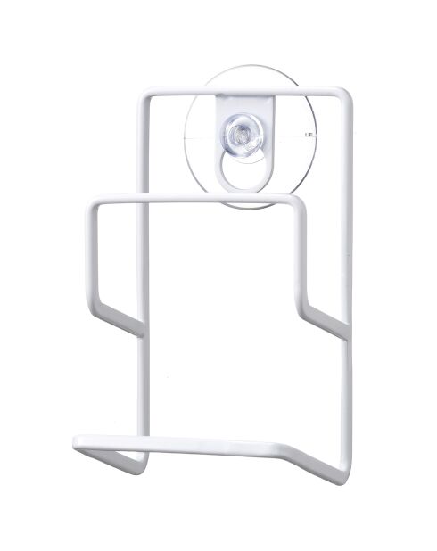 Portaspugna Tour con ventosa bianco - 6,3x7,5x12,7 cm