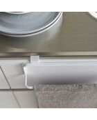 Tour witte servethouder - 6,5x30x8 cm