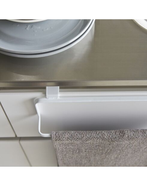 Tour witte servethouder - 6,5x30x8 cm