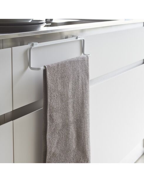 Porte-serviettes Tour blanc - 6.5x30x8 cm