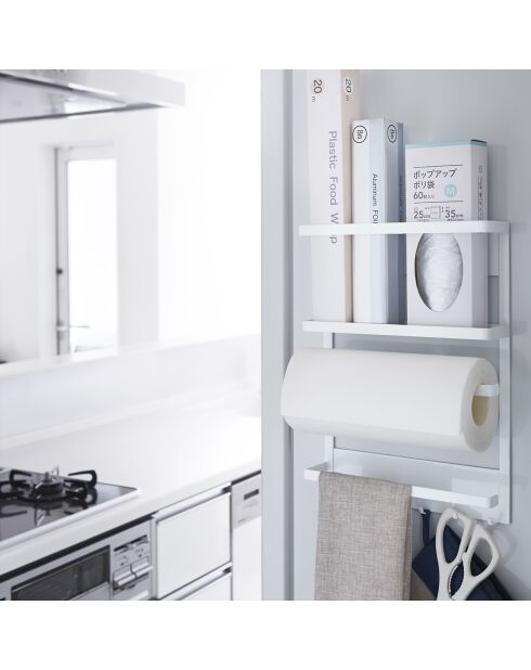 Tosca magnetisches Aufbewahrungsregal weiß - 6,5x24,5x34 cm