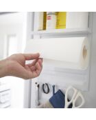 Étagère de rangement magnétique Tosca blanche - 6.5x24.5x34 cm