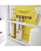 Étagère de rangement magnétique Tosca blanche - 6.5x24.5x34 cm