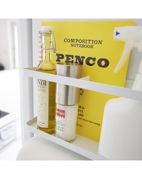 Tosca magnetisches Aufbewahrungsregal weiß - 6,5x24,5x34 cm