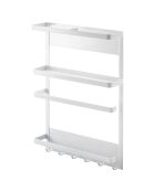Étagère de rangement magnétique Tosca blanche - 6.5x24.5x34 cm