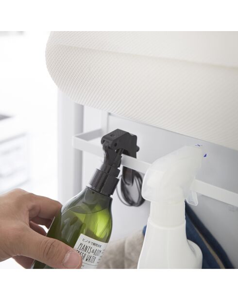 Étagère de rangement magnétique Tosca blanche - 6.5x24.5x34 cm