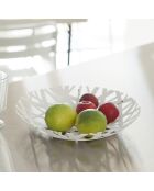 Piatto da frutta Tour bianco - 26x26x4,5 cm